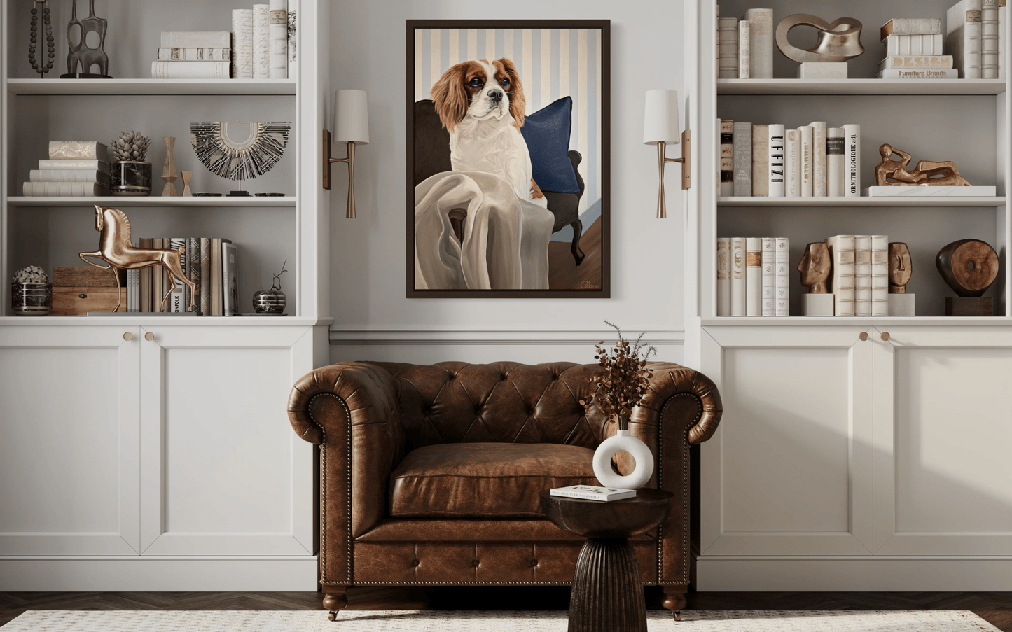 Molly - Cavalier King Charles Spaniel Fine art print - BYCLARA