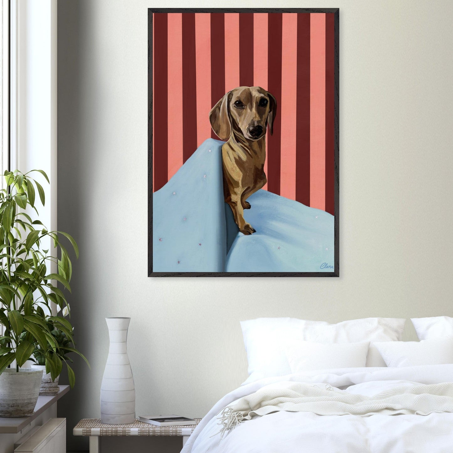 Pax Bold - Dachshund Fine Art Print - BYCLARA