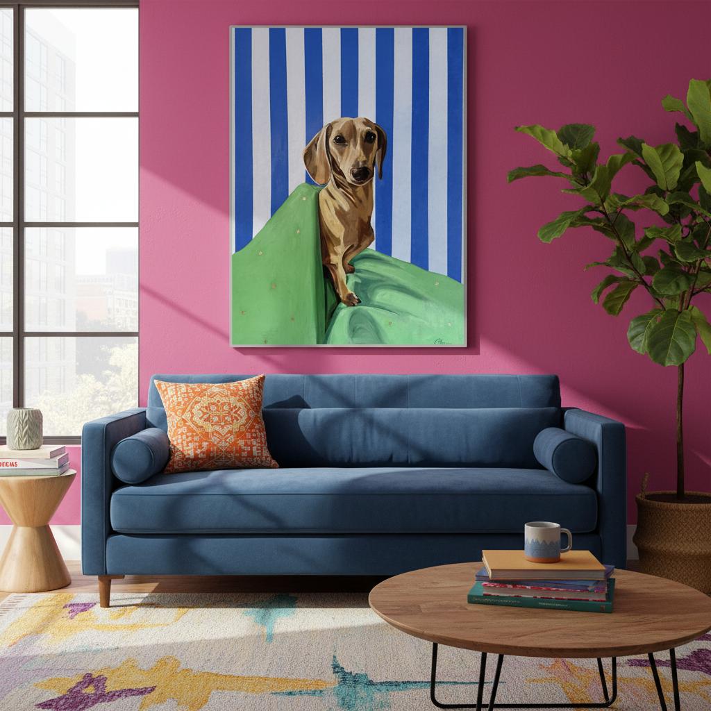 Pax Calm - Dachshund Fine Art Print - BYCLARA