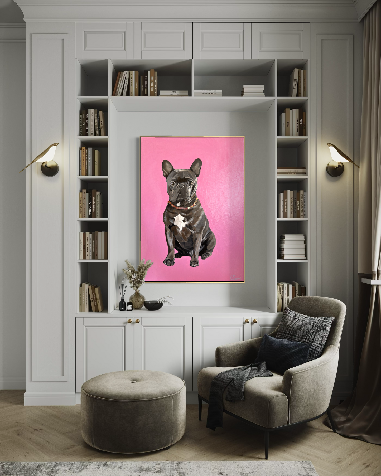 Charlie - French Bulldog Fine Art Print