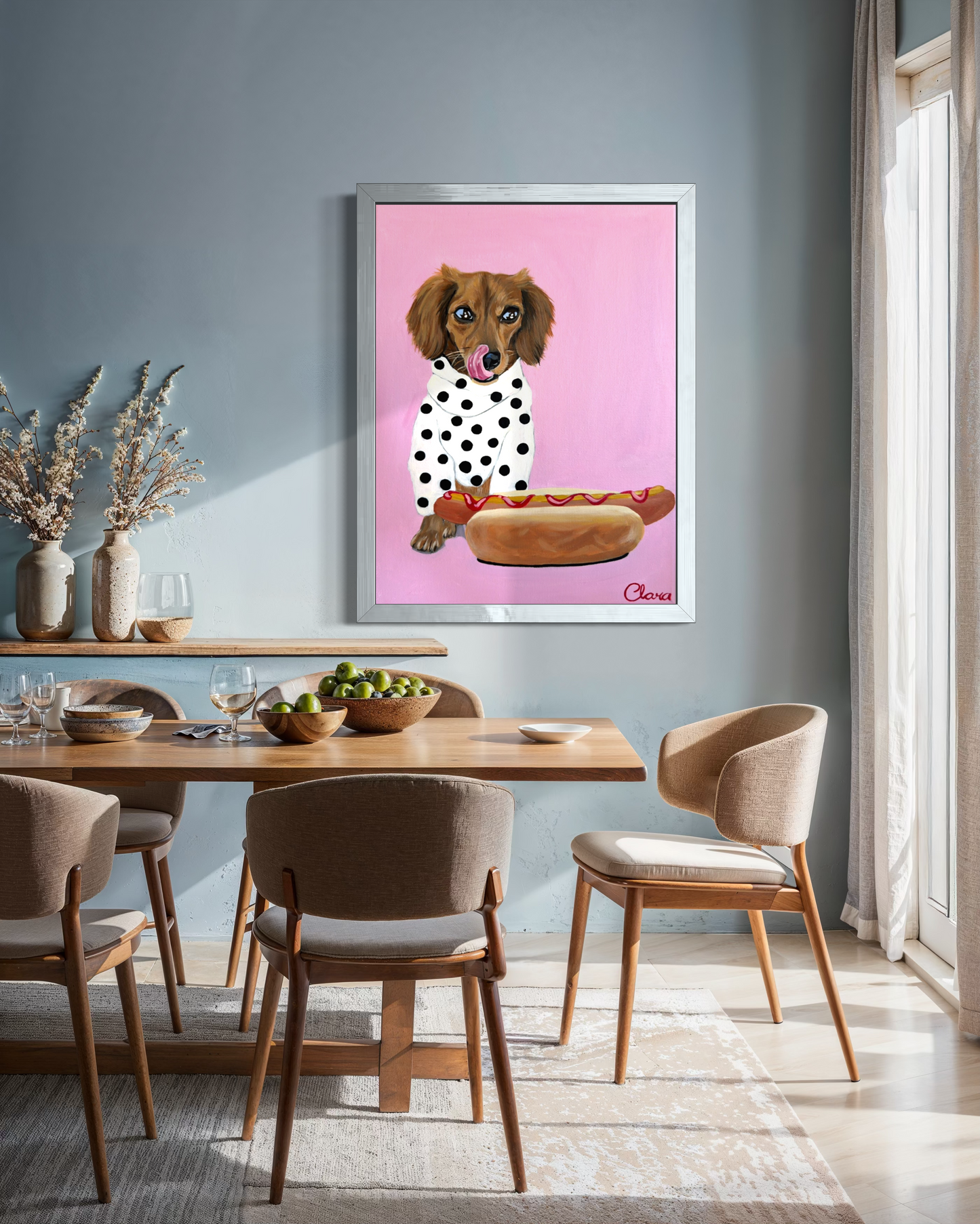 Hot dog - Dachshund Fine Art Print