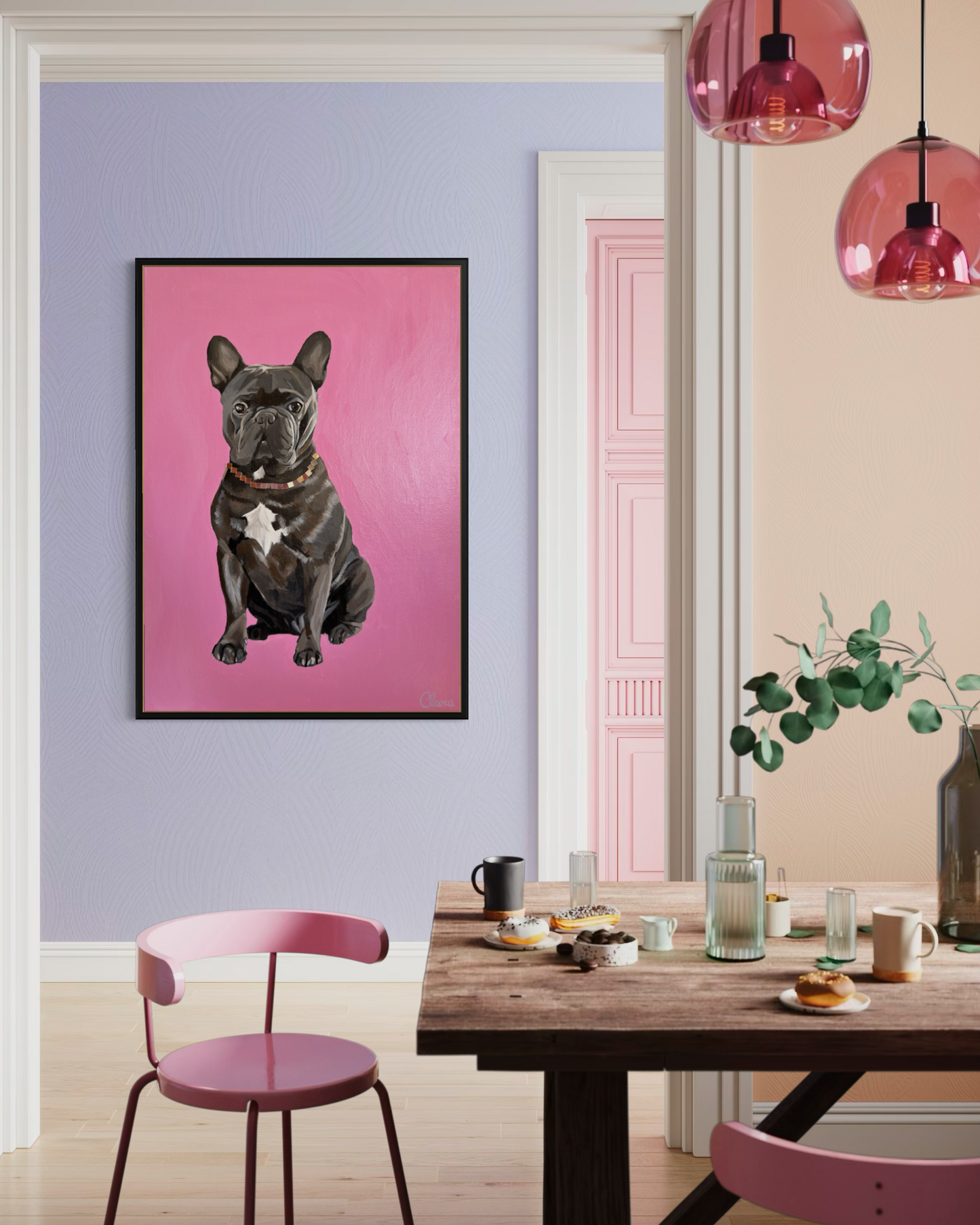 Charlie - French Bulldog Fine Art Print