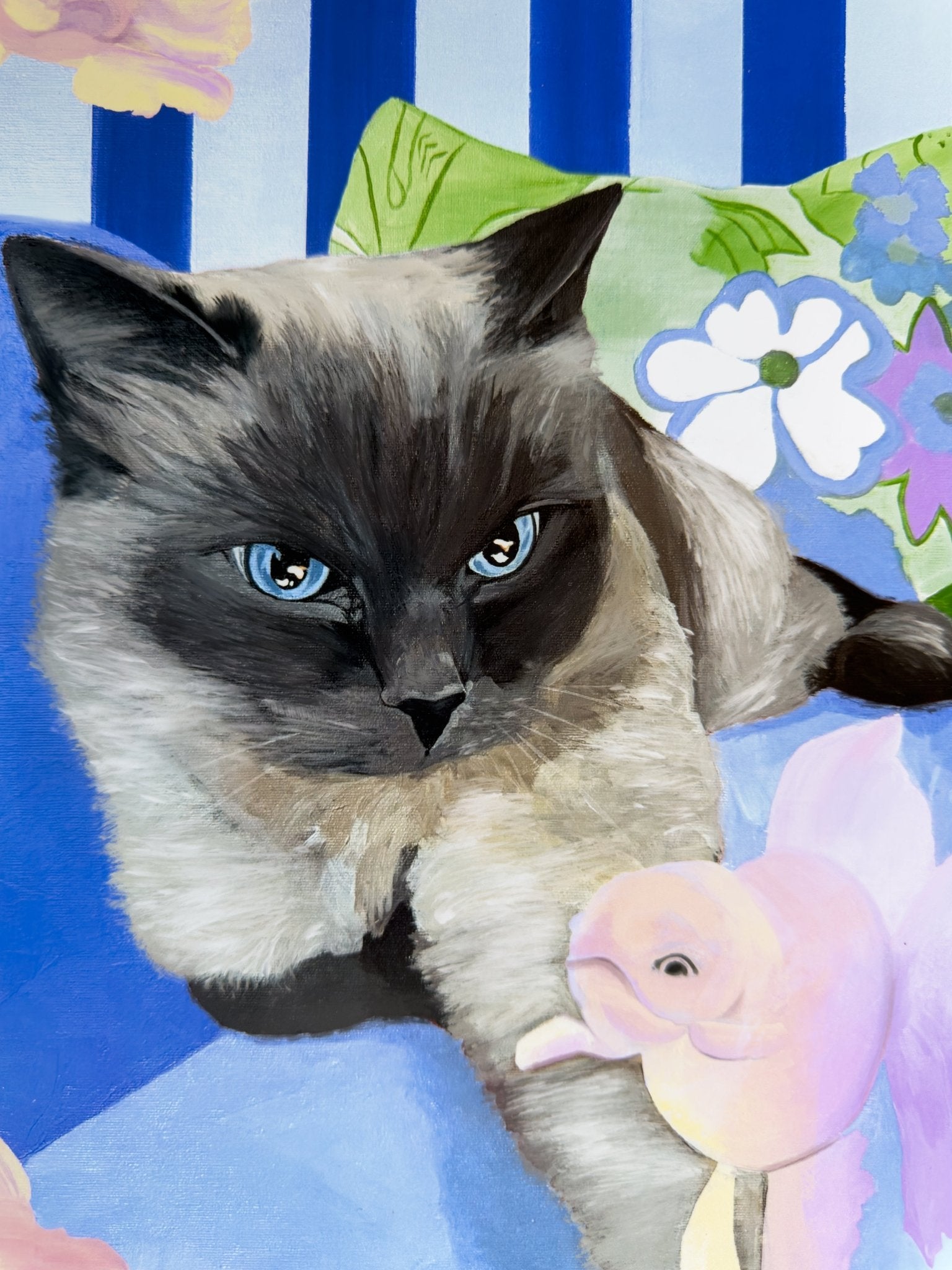 Disa Focus - Cat & Goldfish Fine Art Print - BYCLARA