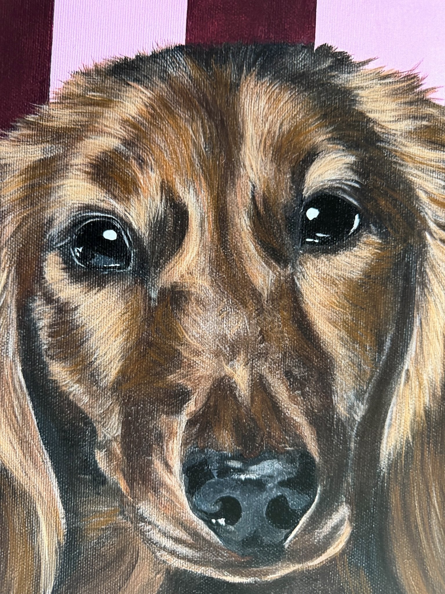 Hugo - Chic Dachshund Fine Art Print - BYCLARA