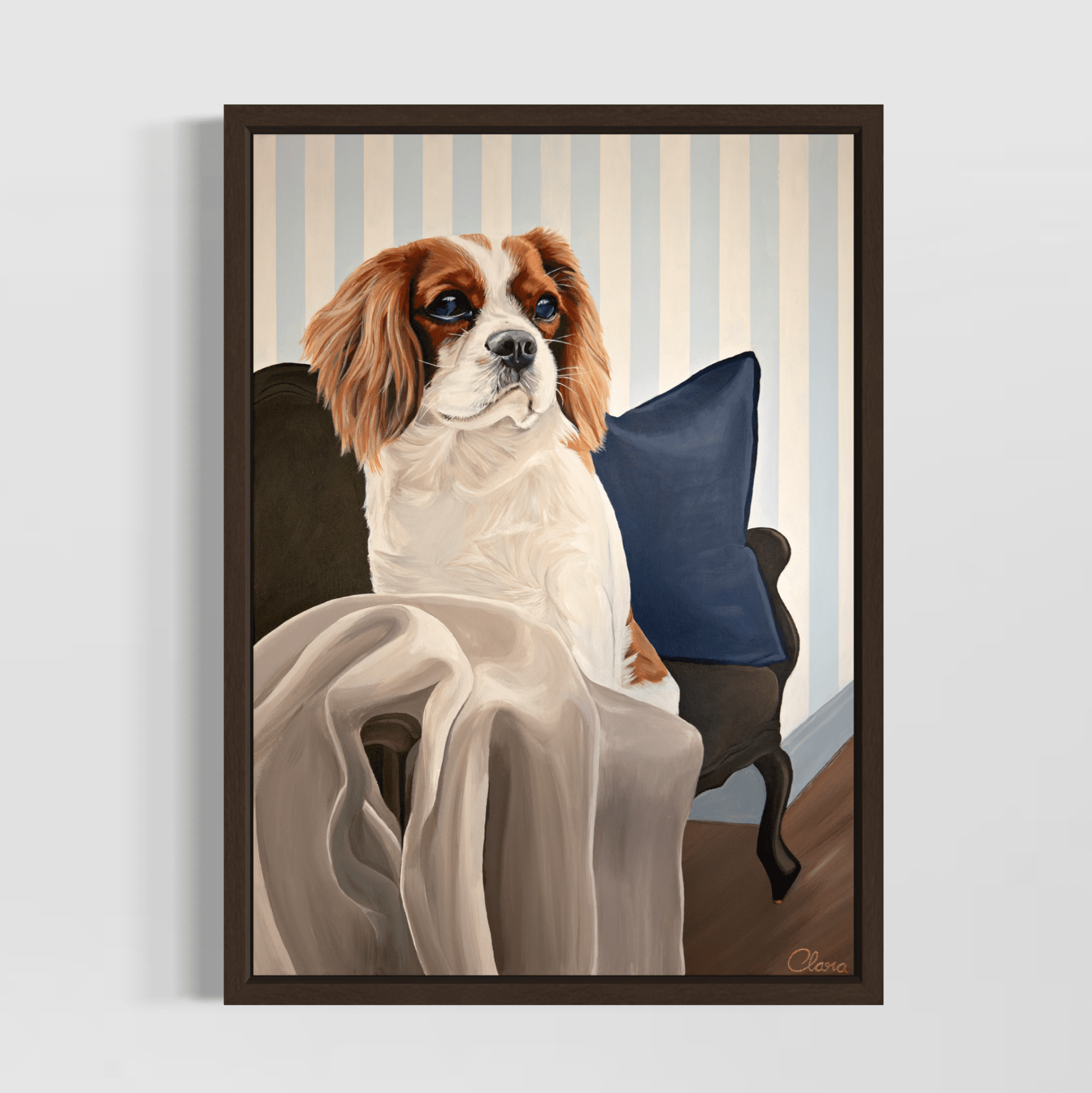 Molly - Cavalier King Charles Spaniel Fine art print - BYCLARA