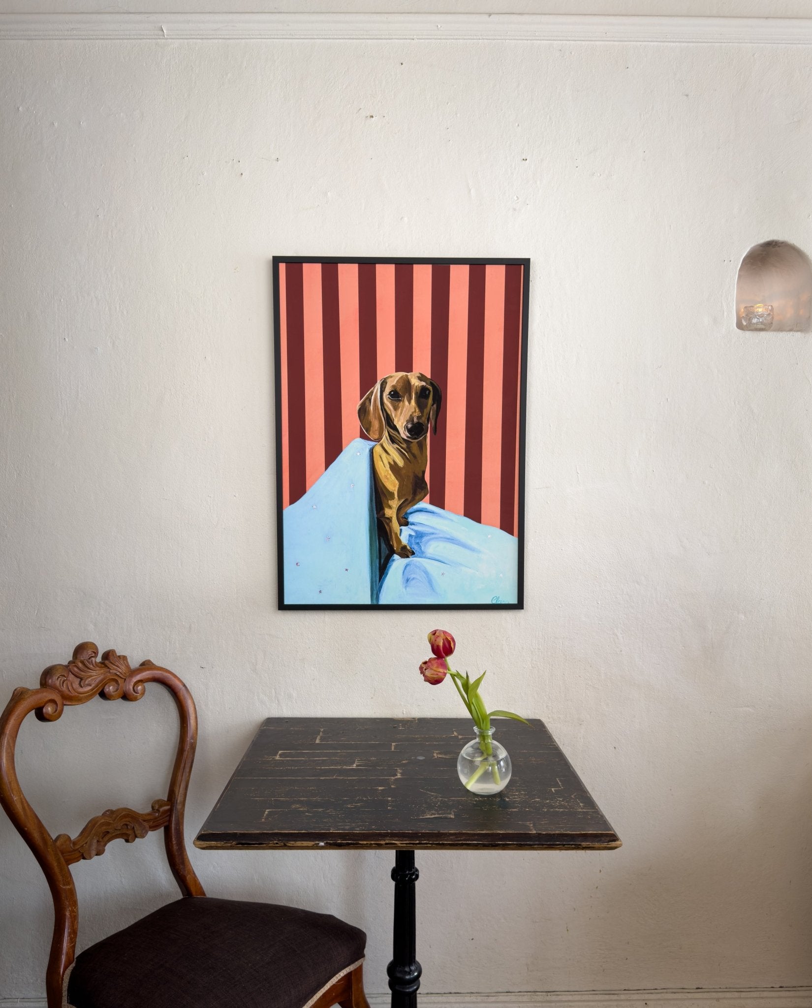 Pax Bold - Dachshund Fine Art Print - BYCLARA