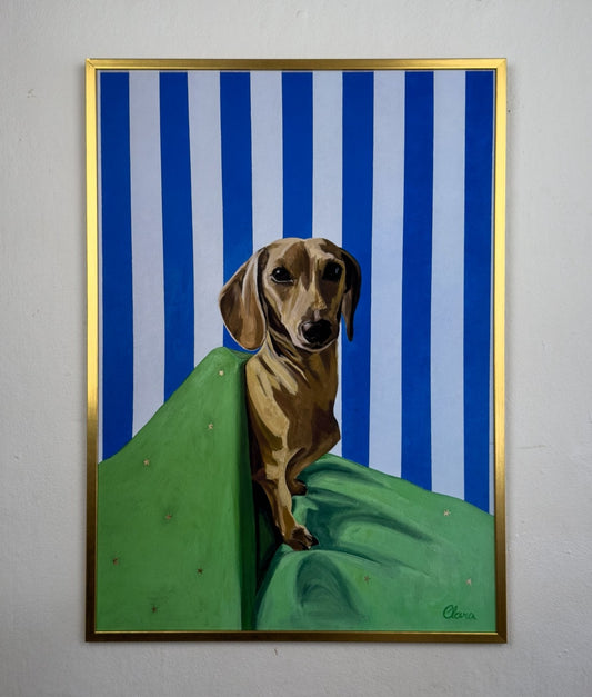 Pax Calm - Dachshund Fine Art Print - BYCLARA