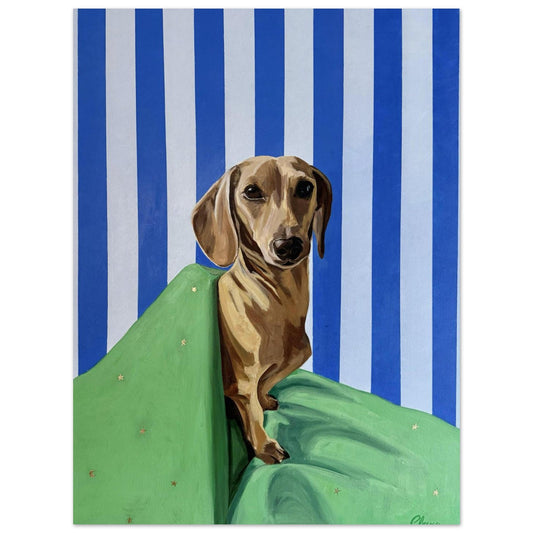 Pax Calm - Dachshund Fine Art Print - BYCLARA