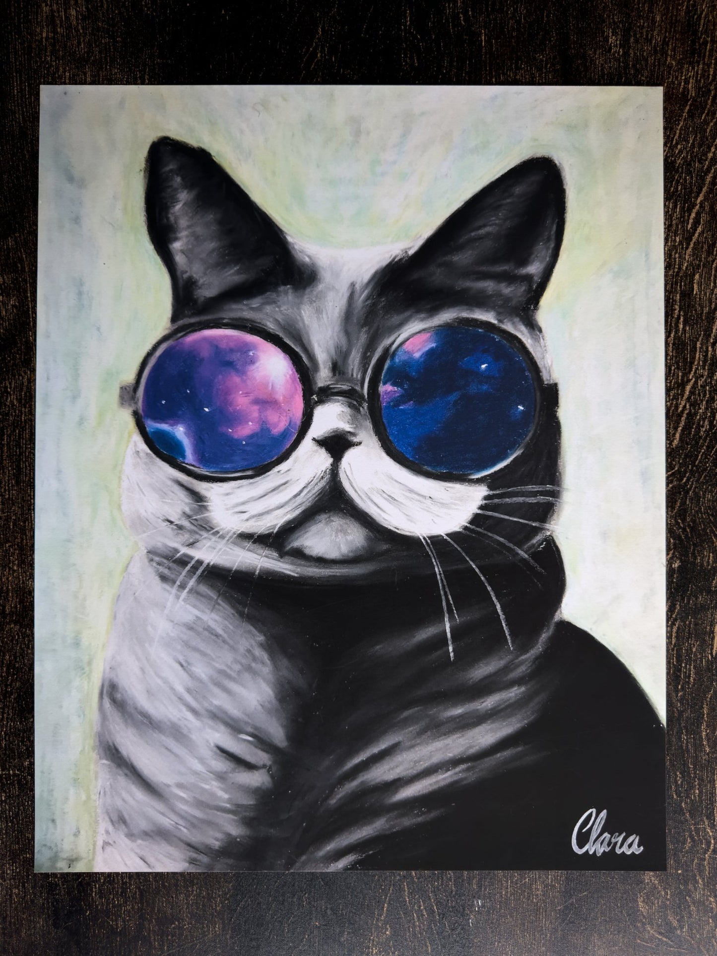 Toulouse - The Galactic Cat Fine Art Print - BYCLARA