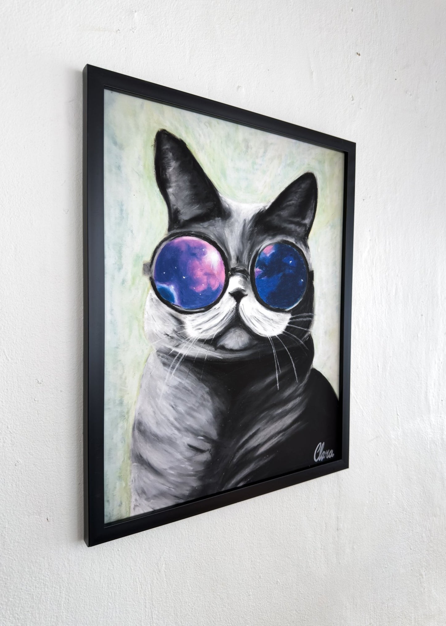 Toulouse - The Galactic Cat Fine Art Print - BYCLARA
