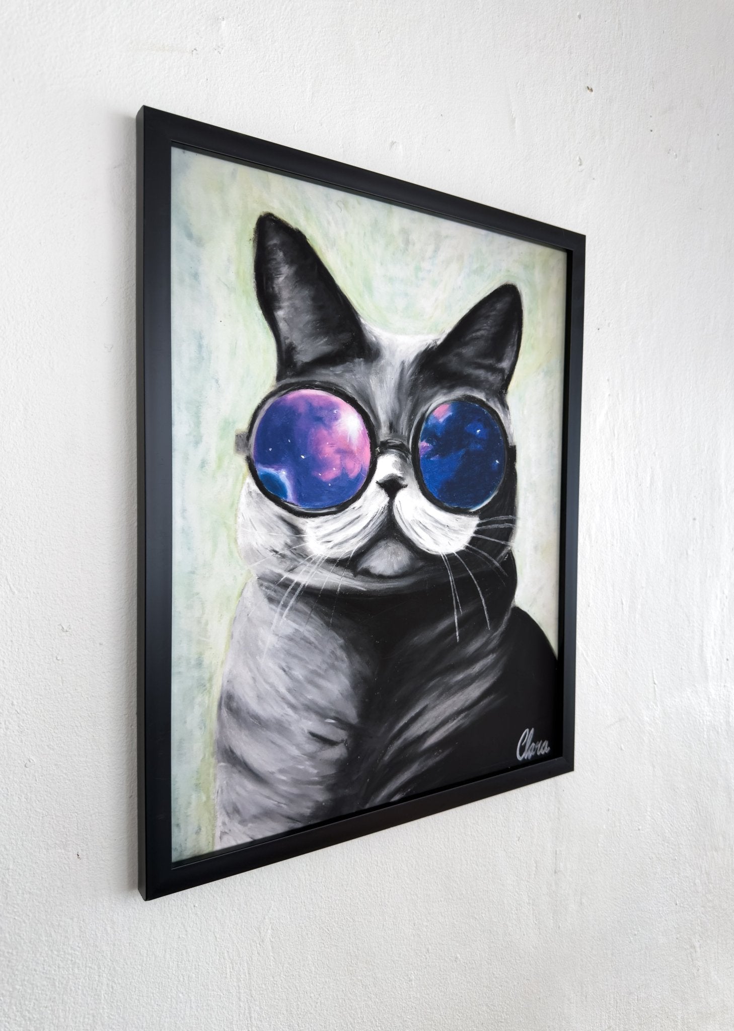 Toulouse - The Galactic Cat Fine Art Print - BYCLARA