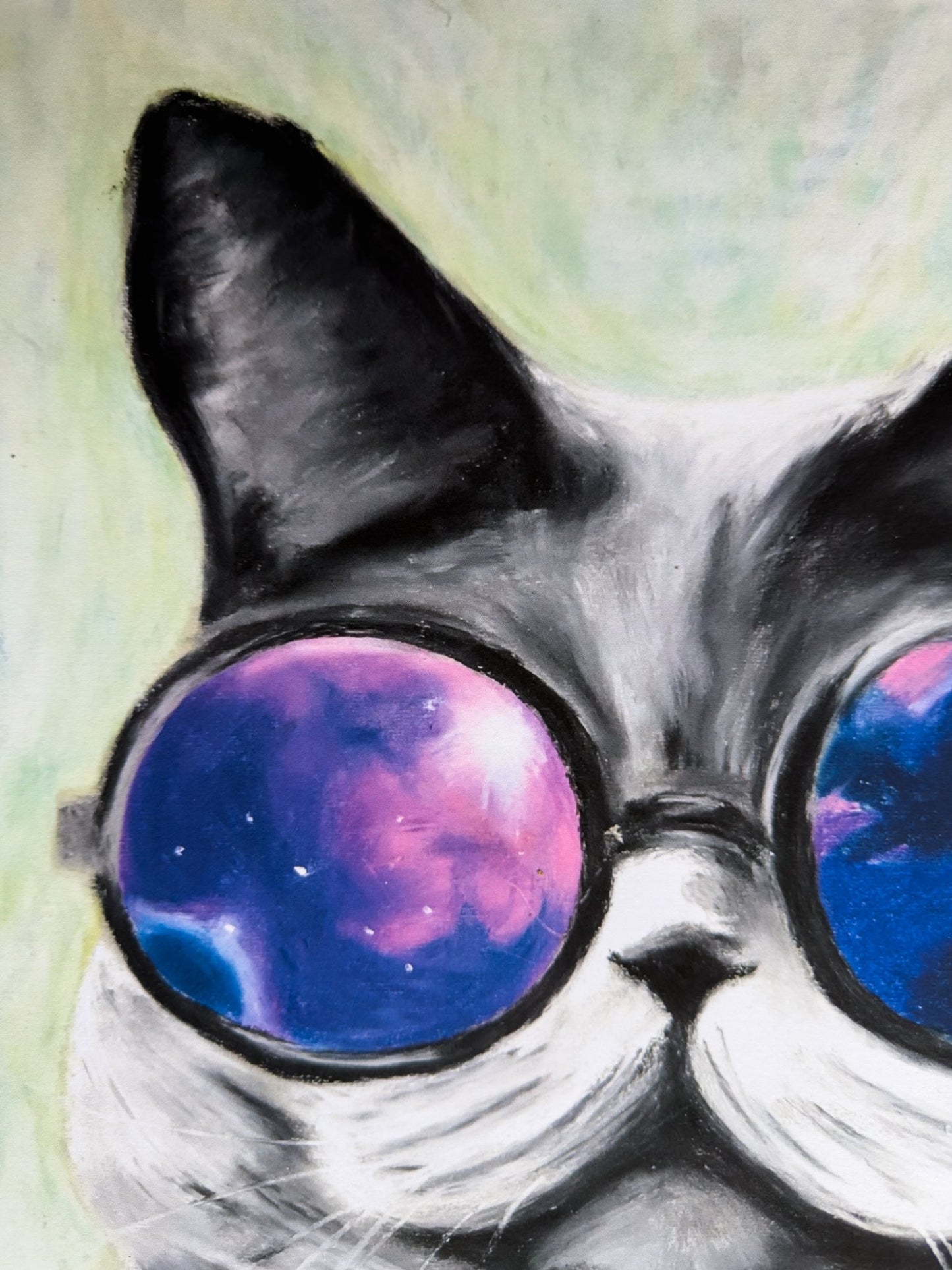 Toulouse - The Galactic Cat Fine Art Print - BYCLARA