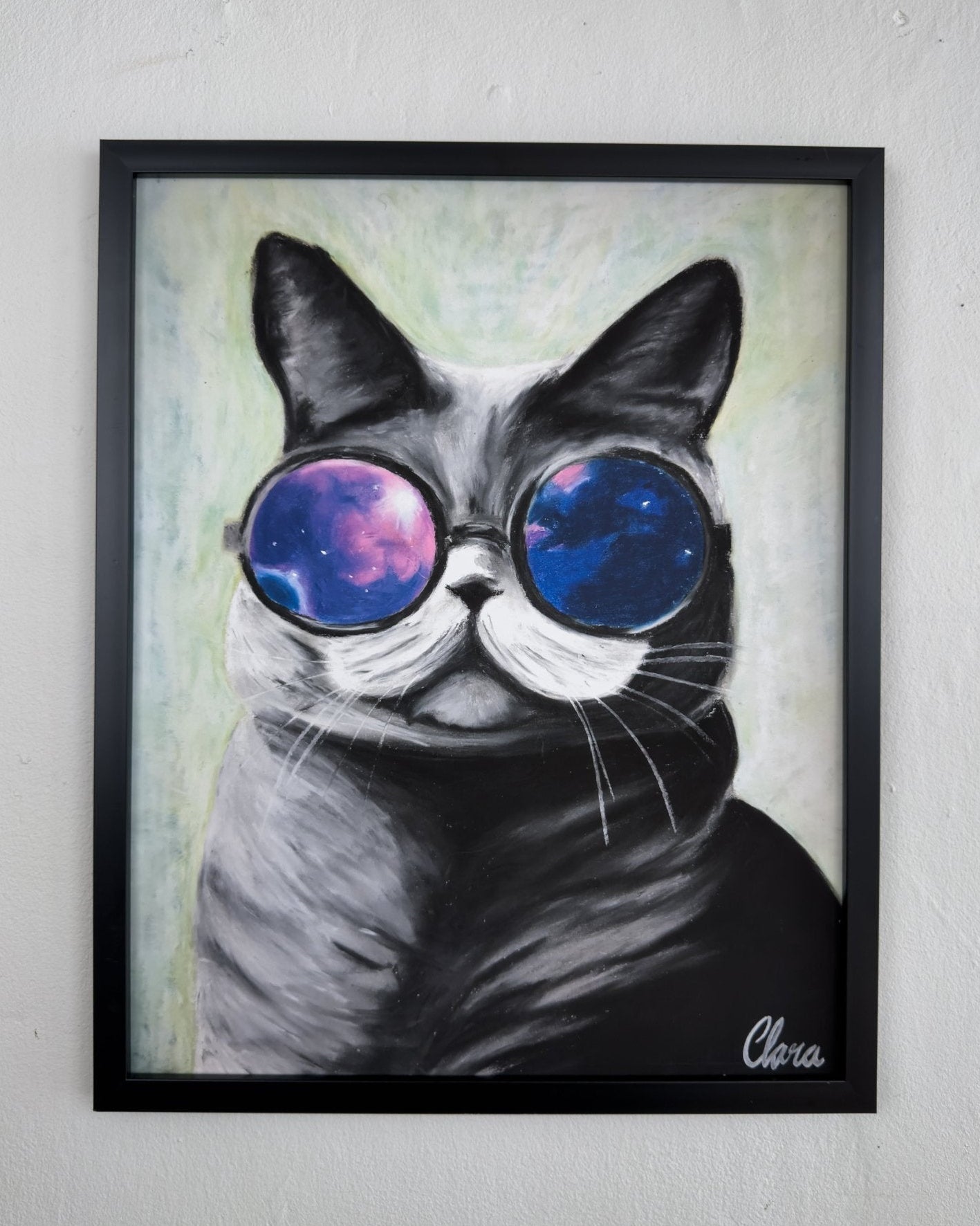 Toulouse - The Galactic Cat Fine Art Print - BYCLARA