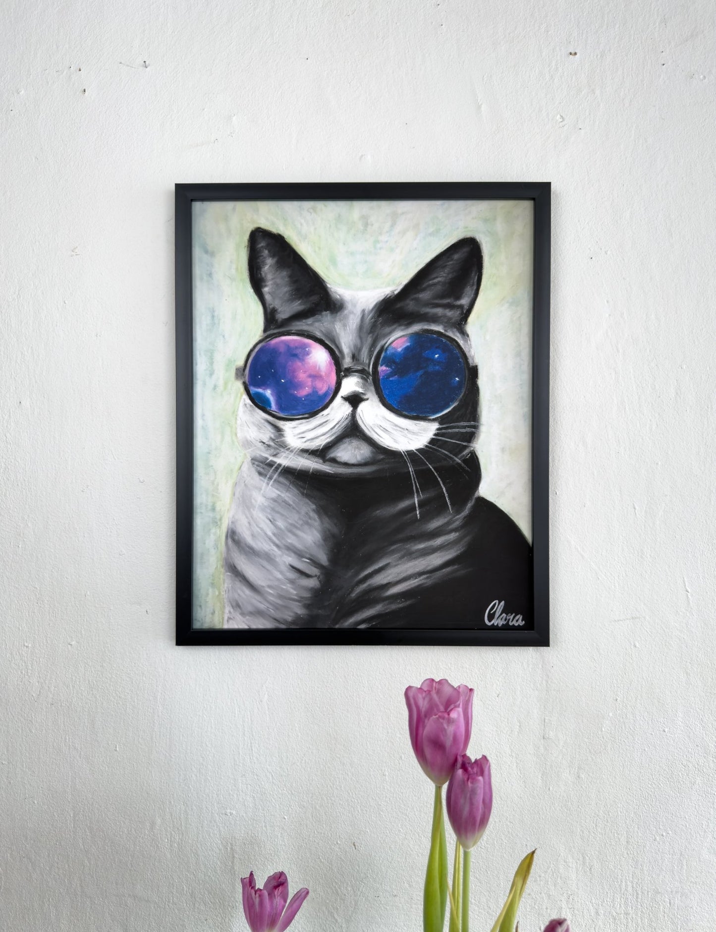 Toulouse - The Galactic Cat Fine Art Print - BYCLARA